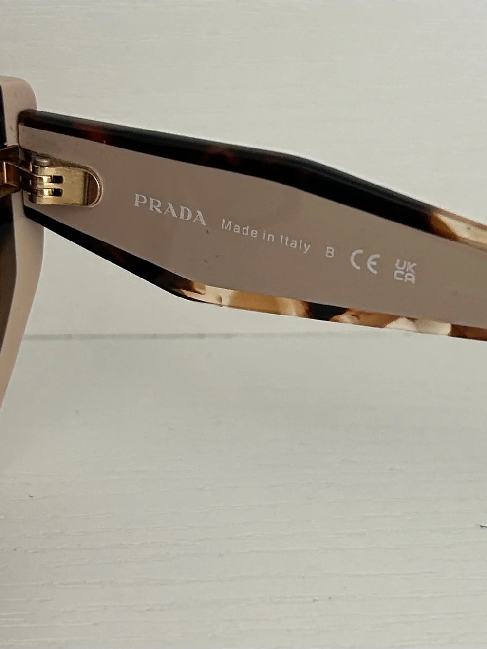 Prada Tortoiseshell Sunglasses with Brown Gradient Lenses